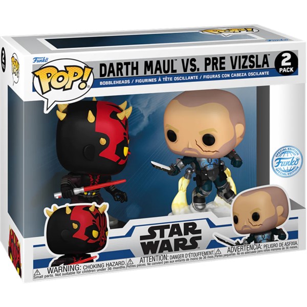 POP! Star Wars Darth Maul VS Pre Vizsla 2 pack