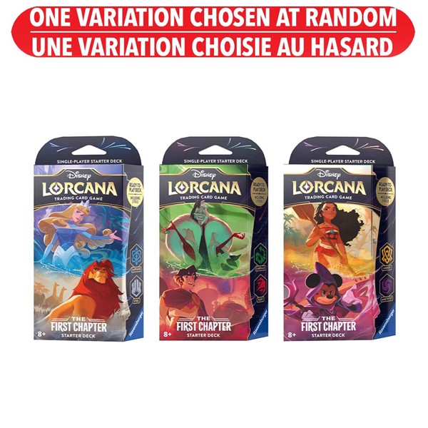 Lorcana Trading Card Game: The First Chapter- Single Player Starter Deck
