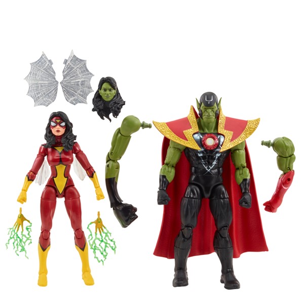 Hasbro Marvel Legends Series Skrull Queen and Super-Skrull