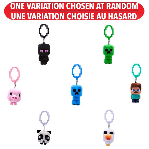 Minecraft Plush Backpack Clipon