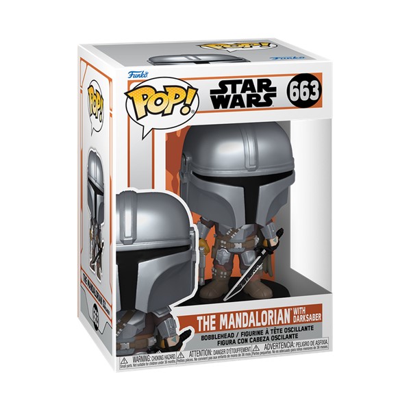 POP! Star Wars The Mandalorian with Darksaber