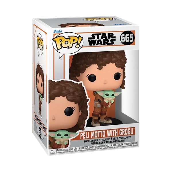 POP! Star Wars Mandalorian Peli Motto with Grogu