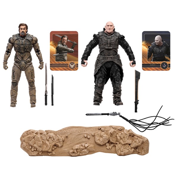 Dune: Part Two Gurney Halleck & Rabban 2 Pack