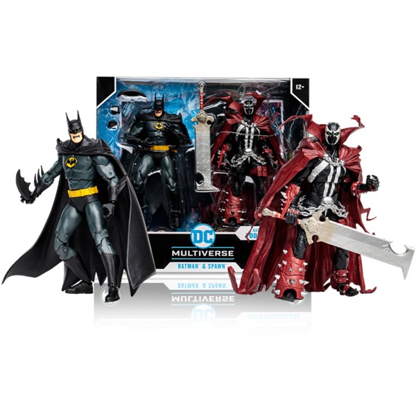 DC Multiverse Batman & Spawn 7"" Figures 2-Pack