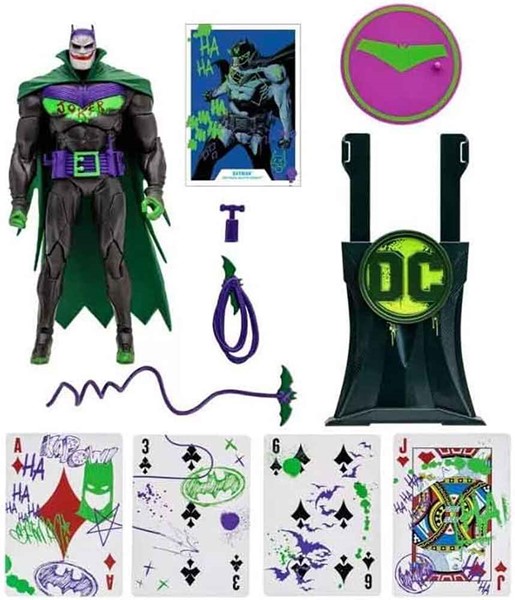 DC Multiverse Batman:White Knight Batman (Jokerized) (Gold Label) 7-Inch Action Figure
