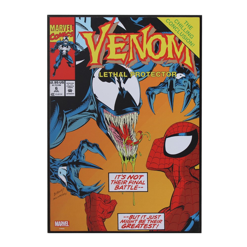 Venom & Spider-Man Comic Wall Art