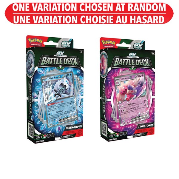 Pokémon Trading Card Game - Chienpao or Tinkaton Battle Deck