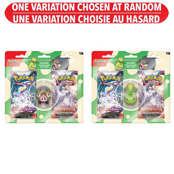 Pokémon Trading Card Game - Booster Packs avec gomme