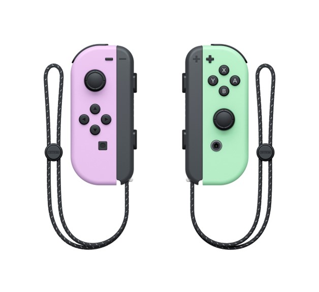 Joy-Con™ (G)/(D) - Violet pastel/Vert pastel