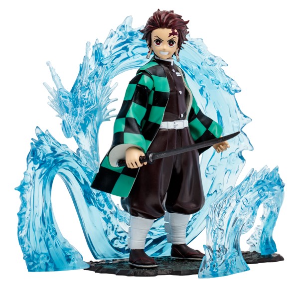 Demon Slayer 5-Inch Deluxe Wave 2 - Tanjiro with Water Dragon Accessories