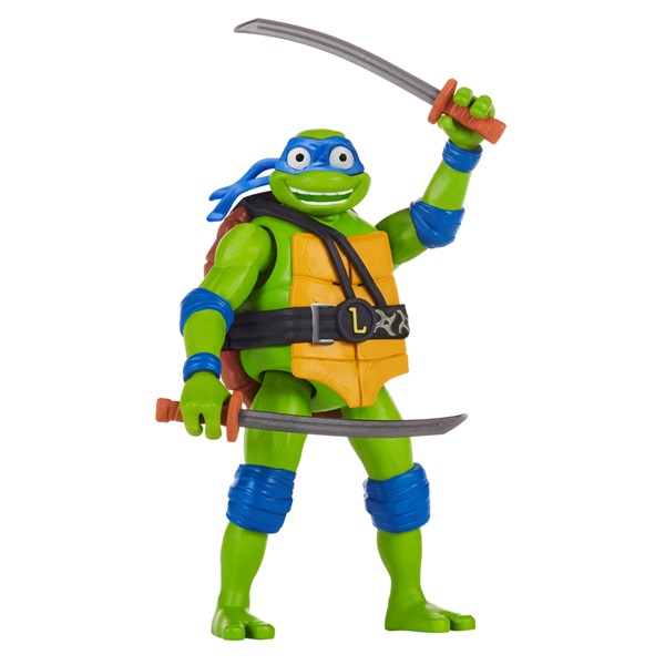 Teenage Mutant Ninja Turtles Movie: Mutant Mayhem Leonardo Deluxe Ninja Shouts Figure