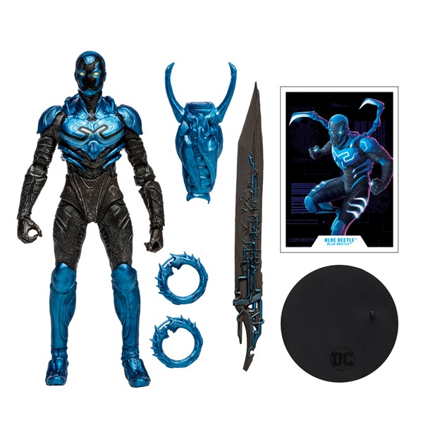 DC Multiverse Blue Beetle in Battle Mode (Blue Beetle Movie) 7-Inch Figure