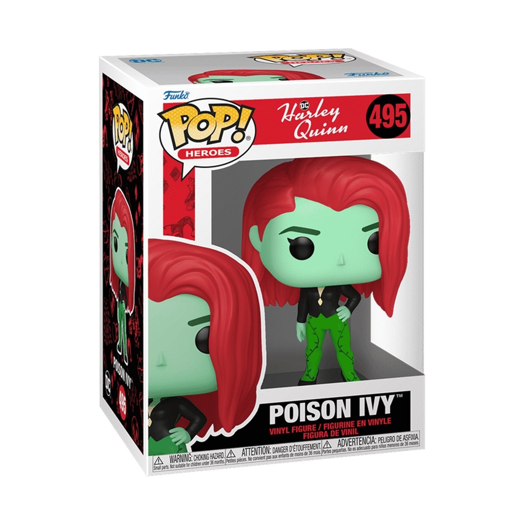 POP Harley Quinn Animated Series Poison Ivy in Black Jacket
