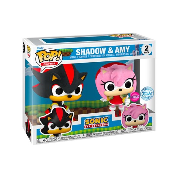 POP! Sonic the Hedgehog Shadow and Amy 2 Pack