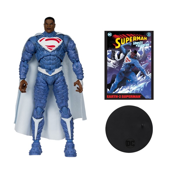 DC Direct Page Punchers - Earth-2 Superman 7-Inch Action Figure with Superman Comic