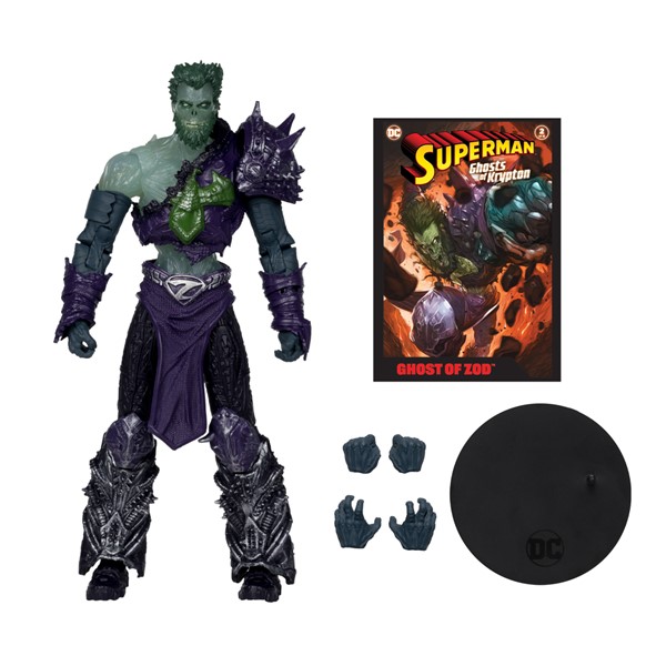 DC Direct Page Punchers - Ghost of Zod 7-Inch Action Figure with Superman Comic