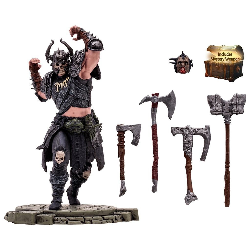 Diablo IV - Death Blow Barbarian - 1:12 Scale Posed Figure