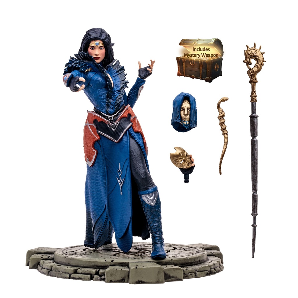 Diablo IV - Hydra Lightning Sorceress - 1:12 Scale Posed Figure