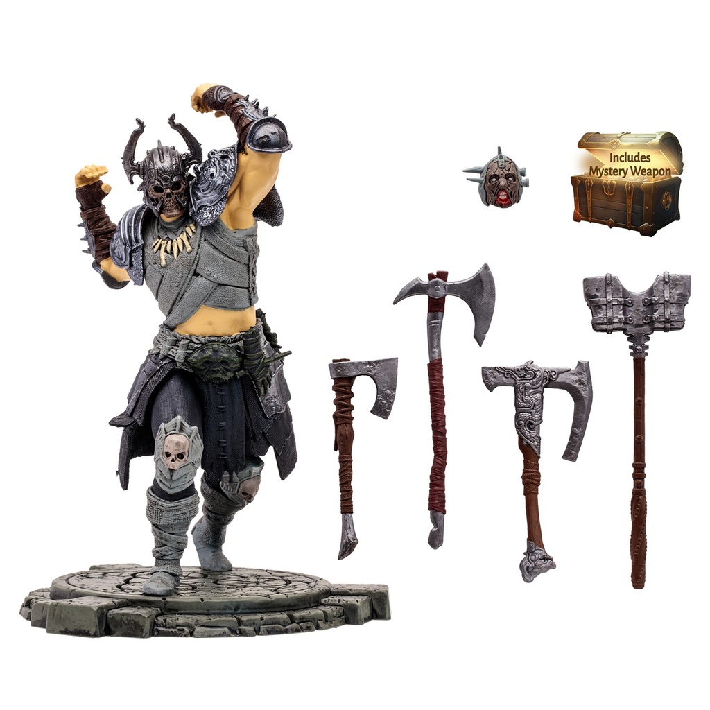 Diablo IV - Whirlwind Barbarian (Epic) - 1:12 Scale Posed Figure