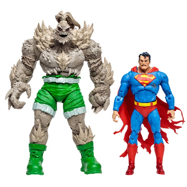 DC Multiverse Superman vs Doomsday Gold Label 2 Pack