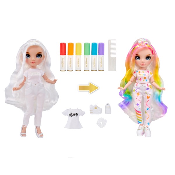 Rainbow High Color & Create Fashion DIY Doll with Blue Eyes