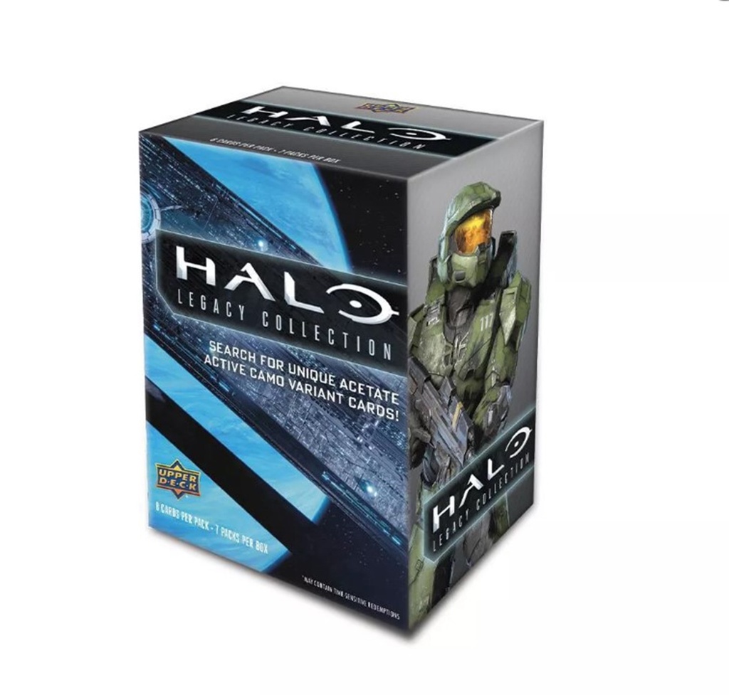 Upper Deck Halo Legacy Collection Trading Card Blaster Box
