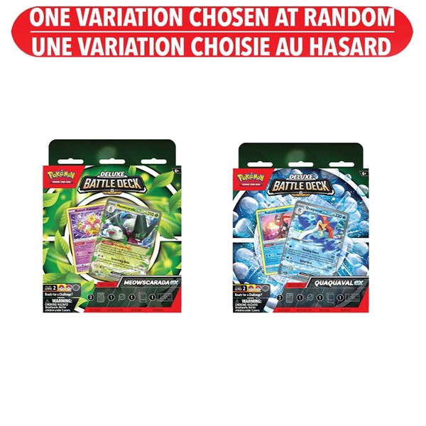 Pokémon Deluxe battle Decks Meowscarada/Quaquaval (Assortie)