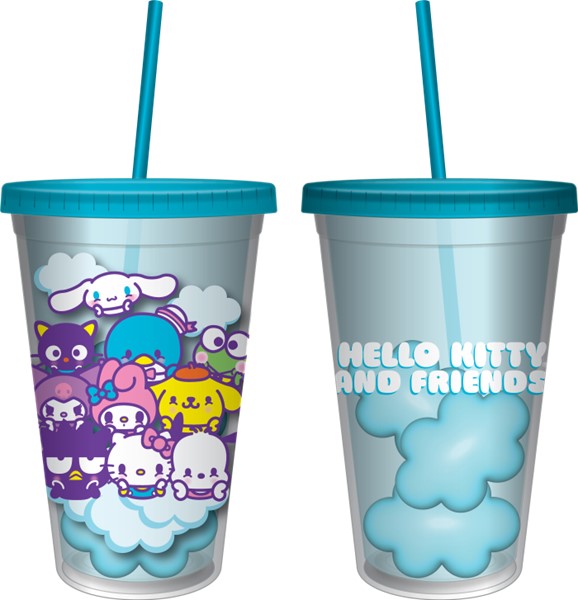 Hello Kitty and Friends 16oz Tumbler with Icecubes