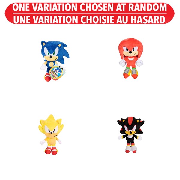 Sonic 9in Plush Assorted Wave 9