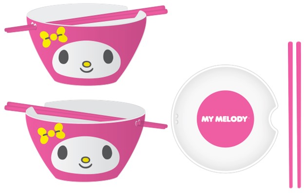 My Melody Ramen Bowl with Chopsticks
