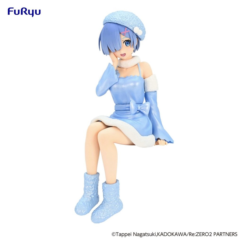 Re:ZERO Starting Life in Another World Noodle Stopper Figure - Rem Snow Princess (couleur perle)