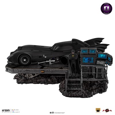 Iron Studios The Flash Movie Batmobile Art Scale Deluxe Statue 1/10