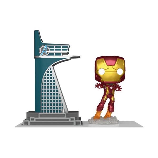 POP! Town: Marvel Avengers Tower & Iron Man - Glow in the Dark