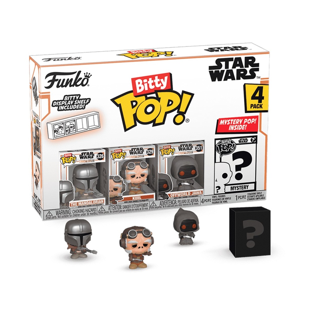 Bitty Pop Star Wars The Mandalorian 4pk Series