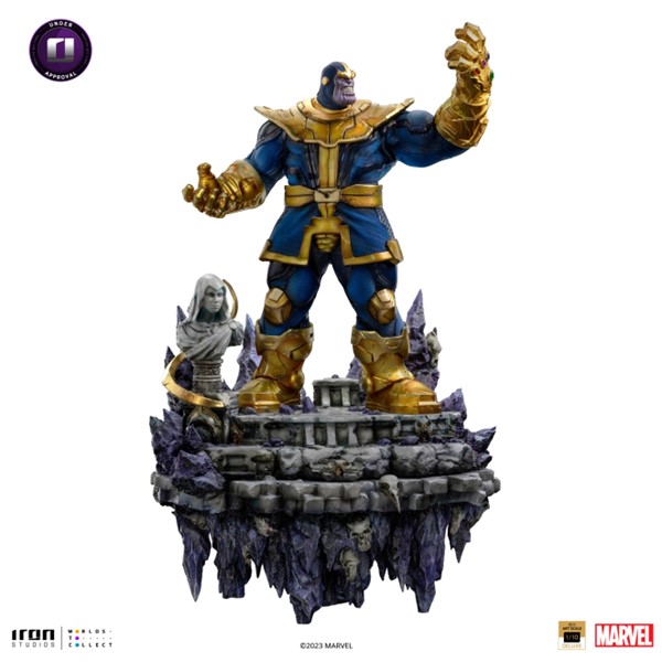 Iron Studios Thanos Deluxe Statue - Infinity Gauntlet Diorama - Art Scale 1/10
