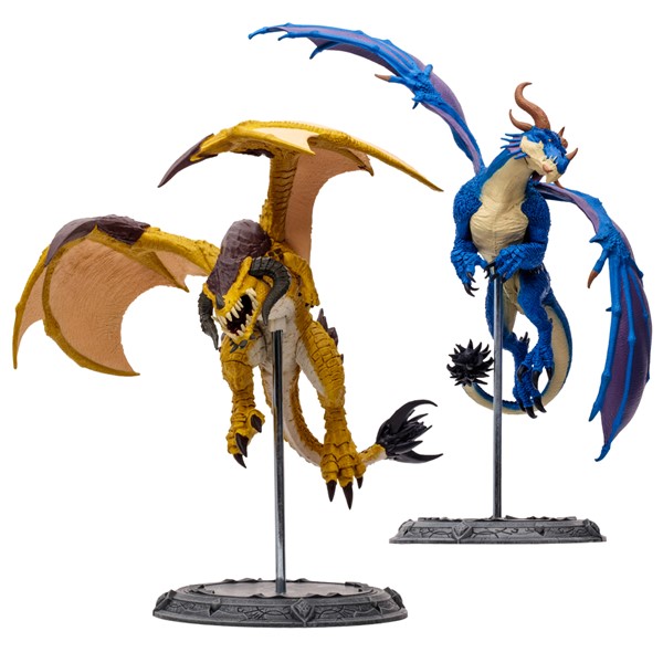 World of Warcraft Bronze Proto-Drake & Blue Highland Drake 2 Pack