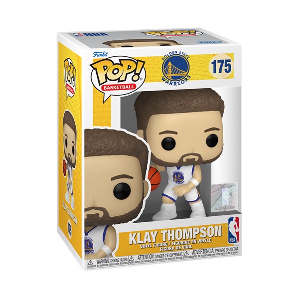 POP! NBA Warriors Klay Thompson (White Jersey)