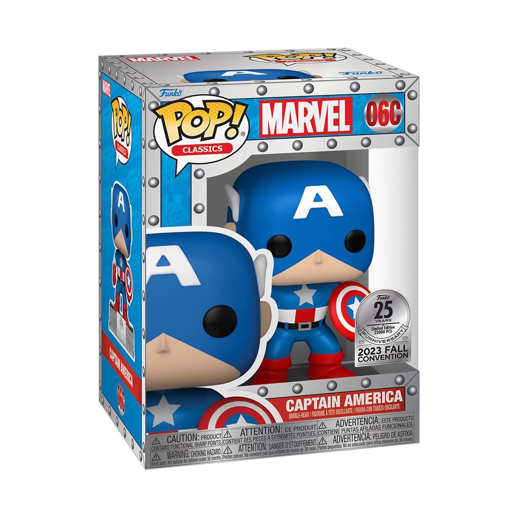 Pop! Classics Captain America Funko 25th Anniversary - Web Seulement