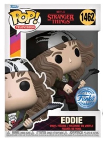 POP! Stranger Things Hunter Eddie with Guitar Metallic
