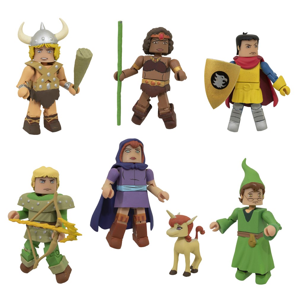 Dungeons and Dragons Minimates Animated Heroes Deluxe Box Set