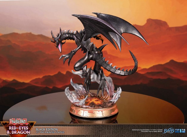Yu-Gi-Oh! Red-Eyes B. Dragon Black Variant Ver Statue by First 4 Figures