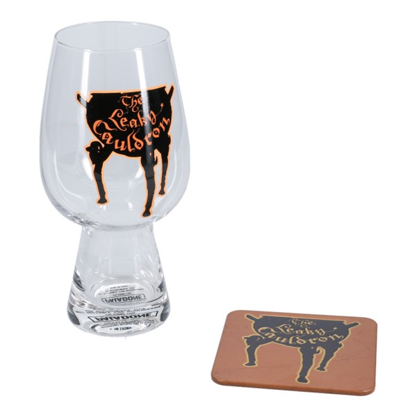 Harry Potter: Leaky Cauldron Glass & Coaster Set