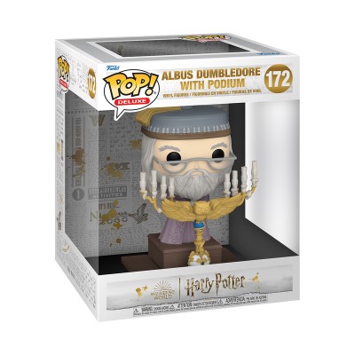 POP! Harry Potter Deluxe Albus Dumbledore With Podium
