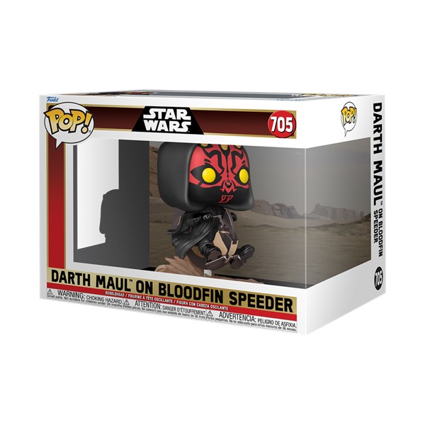 POP Rides Deluxe Star Wars Darth Maul on Bloodfin Speeder