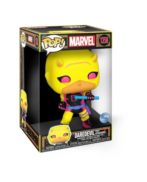 POP! Marvel Jumbo Daredevil Black Light