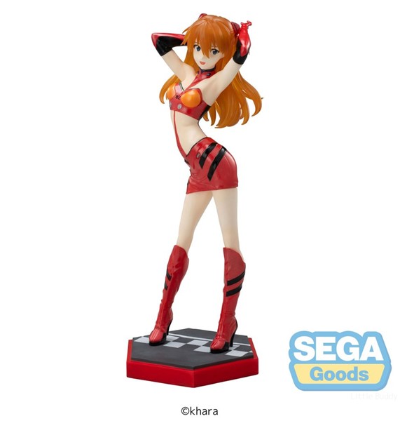 Evangelion Racing Pit Walk Asuka Shikinami Langley Statue by Sega