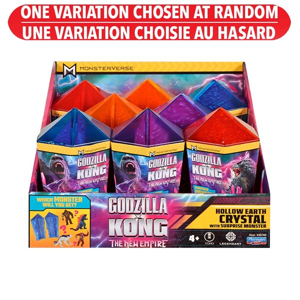 Godzilla X Kong - Hollow Earth Crystal W/ 2"" Mini Figure Surprise