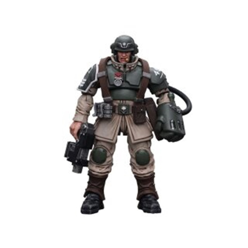 Warhammer 40K Astra Militarum Cadian Command Squad Veteran Sergeant with Power Fist