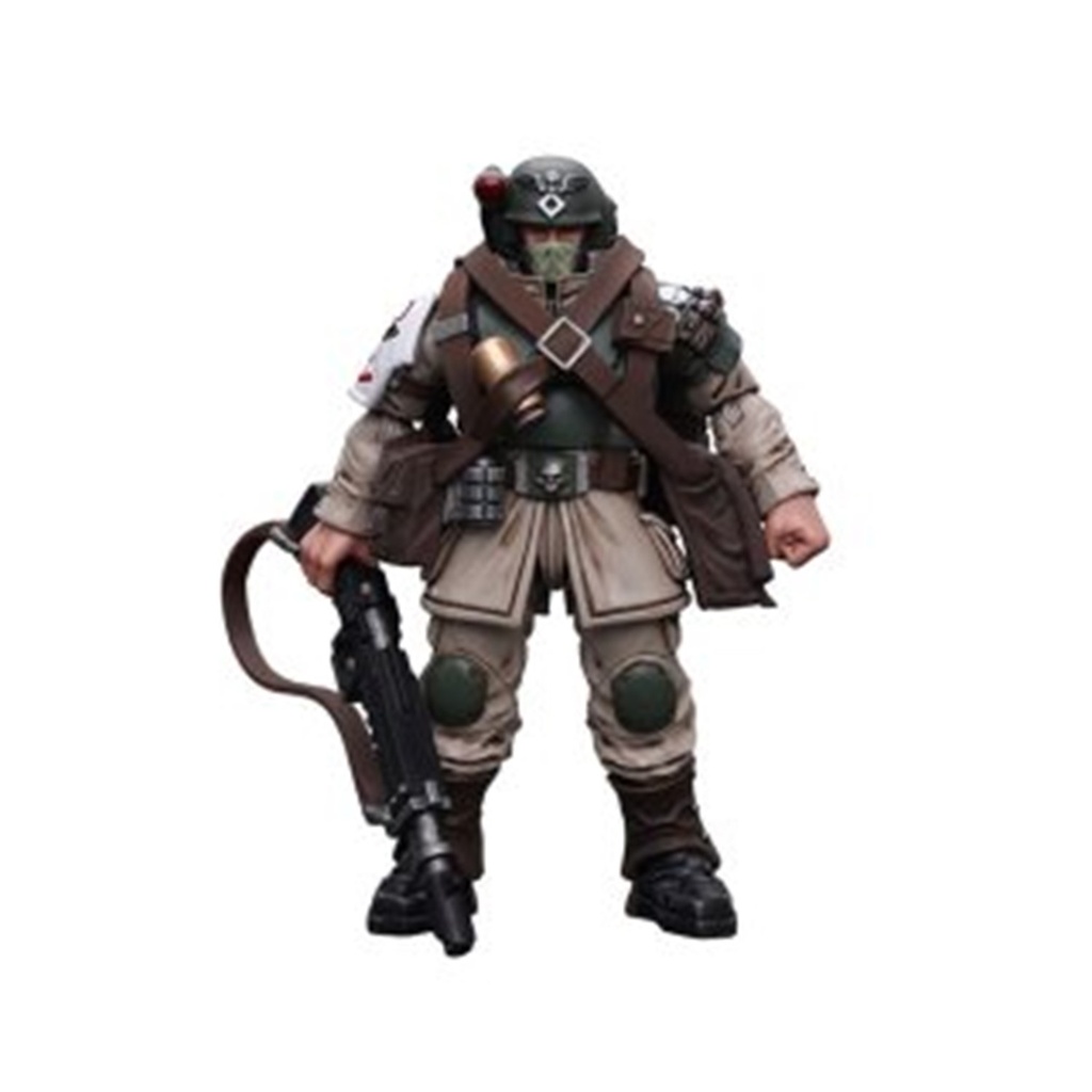 Warhammer 40K Astra Militarum Cadian Command Squad Veteran with Medi-pack