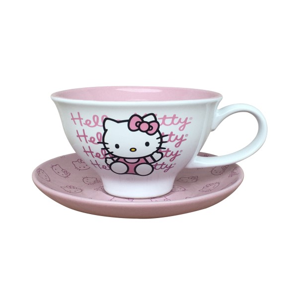 Hello Kitty Tea Cup and Saucer